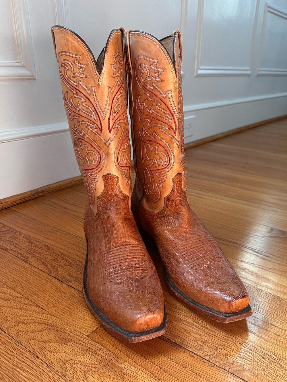 Lucchese Nathan Ostrich Boots